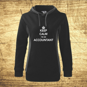 Dámska mikina s motívom Keep calm, I´m an accountant
