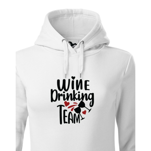 Dámská mikina Wine Drinking team - mikina pre pravé kamošky