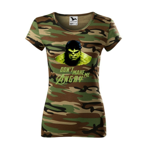 Dámske tričko Hulk 2 z týmu Avengers v celofarebnom prevedení