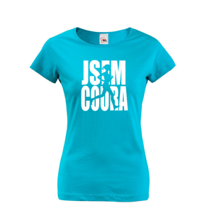 Dámske tričko Som coura - vtipné tričko pre vášnivé bežkyne