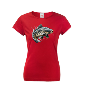 Dámské tričko Kapor - tričko pre milovníčky rybolovu