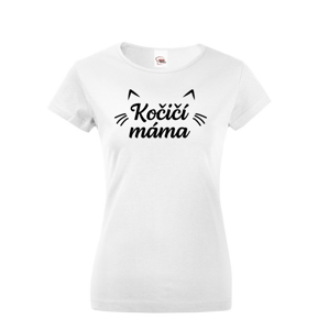 Dámské tričko mačacia mama - ideálny darček pre milovníkov mačiek