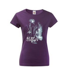 Dámske tričko pre fanúšikov skupiny Nirvana - Kurt Cobain