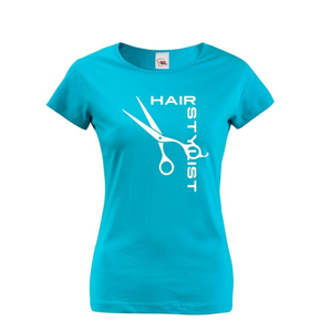 Dámske tričko pre kaderníčky - Hair Stylist