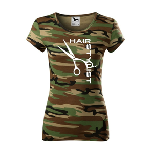 Dámske tričko pre kaderníčky - Hair Stylist