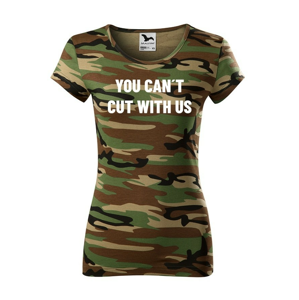 Dámske tričko pre kaderníčky YOU CANT CUT WITH US