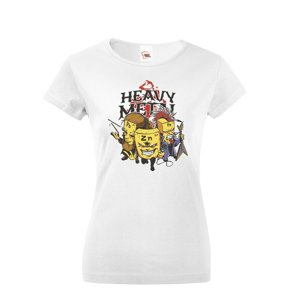 Dámské tričko pre milovníkov metalu s potlačou Heavy metal