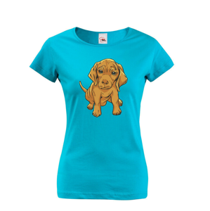Dámské tričko pre milovníkov psíkov - šteniatko