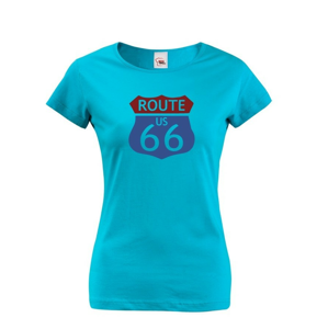 Dámské tričko - Route 66 - legenda ciest