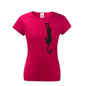 Dámske tričko s mačkou- ideálny darček pre milovníkov mačiek