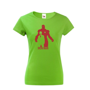 Dámské tričko s motivem IRON MANA - skvělý dárek pro fanoušky Marvel