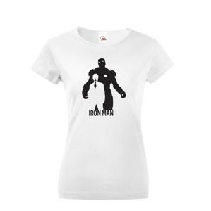 Dámské tričko s motivem IRON MANA - skvělý dárek pro fanoušky Marvel