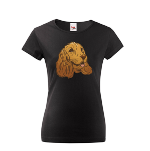 Dámské tričko s motívom kokeršpaniela - darček pre milovníčky psov