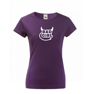 Dámské tričko s potiskem Bad Girl