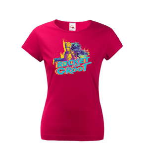 Dámské tričko s potlačou Groot a Rocket - ideálny darček pre fanúšikov Marvel