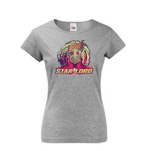 Dámské tričko s potlačou Star Lord- ideálny darček pre fanúšikov Marvel