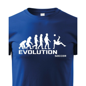 Detské tričko evoluce fotbalu - ideální dárek pro fotbalistu