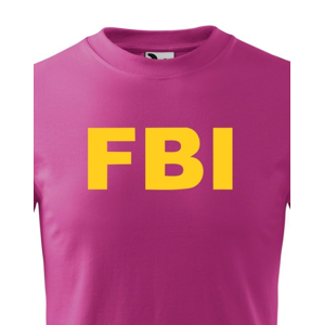 Detské tričko s motívom FBI