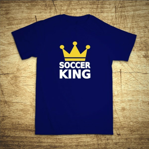 Detské tričko s motívom Soccer king