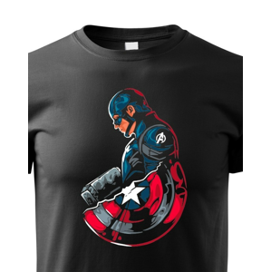 Detské tričko s potiskem Kapitán Amerika - Captain America