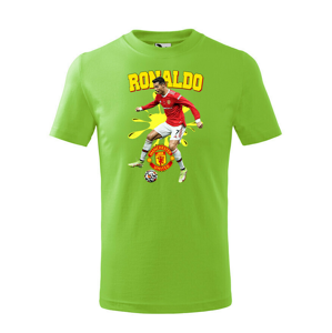 Detské tričko s potlačou Cristiano Ronaldo - tričko pre milovníkov futbalu