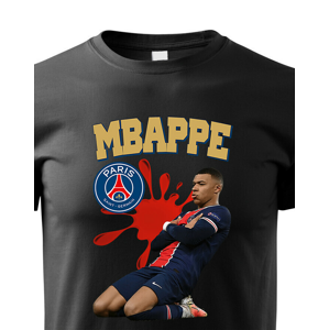 Detské tričko s potlačou Kylian Mbappé - tričko pre milovníkov futbalu