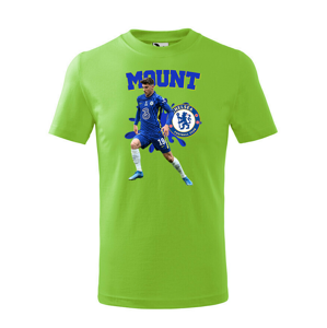 Detské tričko s potlačou Mason Mount - tričko pre milovníkov futbalu
