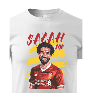 Detské tričko s potlačou Mohammed Salah - tričko pre milovníkov futbalu