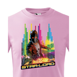 Detské tričko s potlačou Star-Lord DJ - ideálny darček pre fanúšikov Marvel
