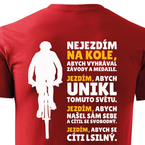 Originálne pánske cyklo tričko Hymna cyklistov