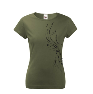 Originálne tričko so siluetou jeleňa - ideálny darček pre poľovníkov