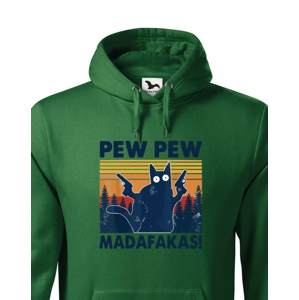 Pánská mikina - Pew Pew madafakas! - ideálny darček