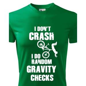 Pánske MTB tričko pre cyklistov RANDOM GRAVITY CHECKS