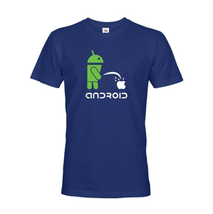 Pánske tričko  Android vs Apple - ideálne tričko pre Geekov