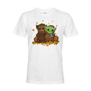 Pánské tričko Majster Yoda a Groot - ideálne pre každého fanúšika