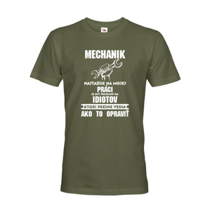 Pánske tričko pre mechanikov - ideálny darček nielen k narodeninám