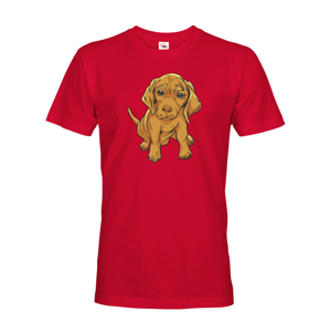 Pánské tričko pre milovníkov psíkov - šteniatko