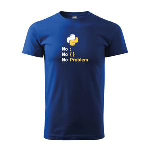 Pánske tričko pre programátorov No problem