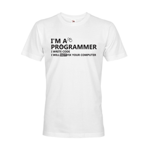 Pánske tričko pre programátorov Som programátor