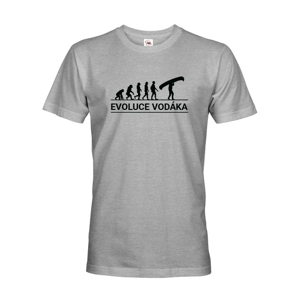 Pánske tričko pre vodákov Evolúcia vodáka - super tričko pre vodákov