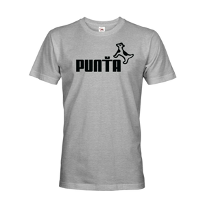 ★ Pánske tričko s obľúbeným motívom Punťa- vtipná paródia na značku Puma