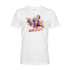 Pánské tričko s potlačou Groot - ideálny darček pre fanúšikov Marvel