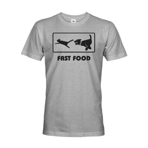 Pánské tričko s vtipnou potlačou Fast Food