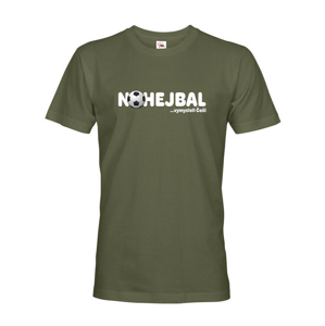 Pánské tričko s vtipnou potlačou Nohejbal vymysleli Češi