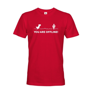 Pánske tričko You are Offline - ideálne tričko pre Geekov