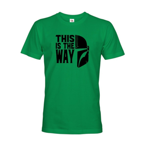 Pánske tričko zo seriálu Mandalorian - This is The Way
