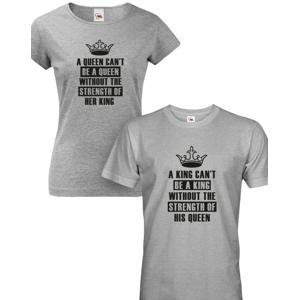 Párové tričká King a Queen -  skvelý darček nielen na Valentína