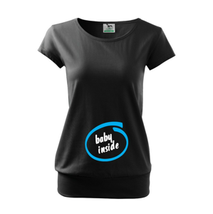  Tehotenské tričko s vtipným motívom Baby inside