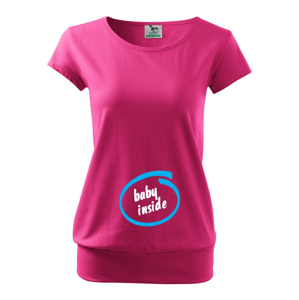  Tehotenské tričko s vtipným motívom Baby inside