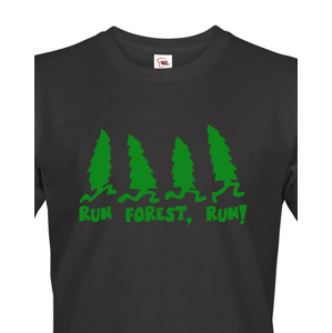 Tričko s motivem Run Forest, Run